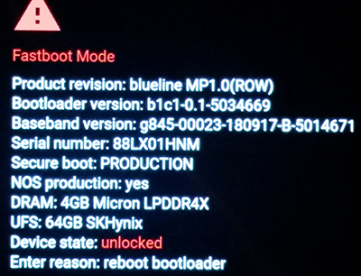 fastboot flash recovery writing failed